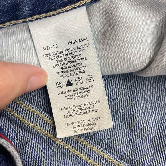 Tommy Hilfiger Vintage Straight Jeans‎ Women's 10 Long 90's Y2K Classic Preppy - Picture 7 of 13